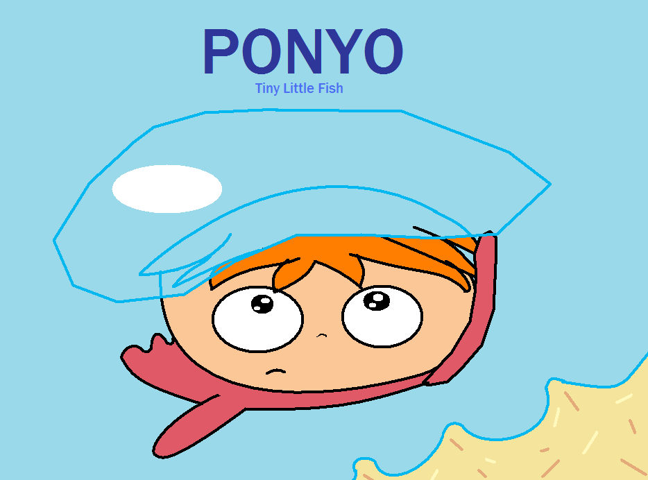 Ponyo (Fish Form) by CreamandPoppufan166