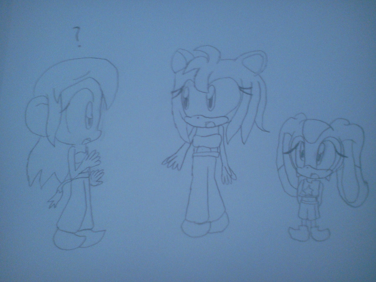Art-Trade with tellyweb- Amy, Cream, and Lolo by CreamandPoppufan166