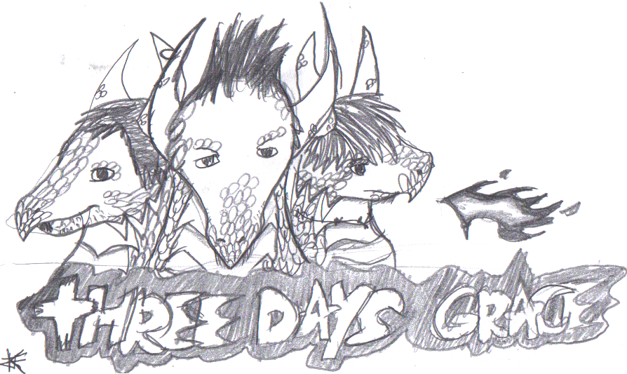 Three Days Grace...Dragons?? by CrescentDragonDeity