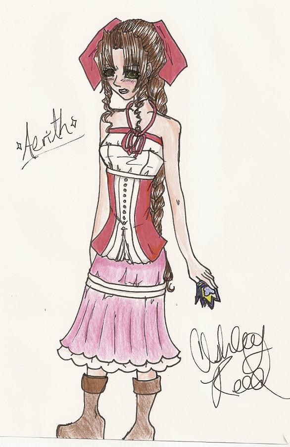 aerith by CrescentMOON33