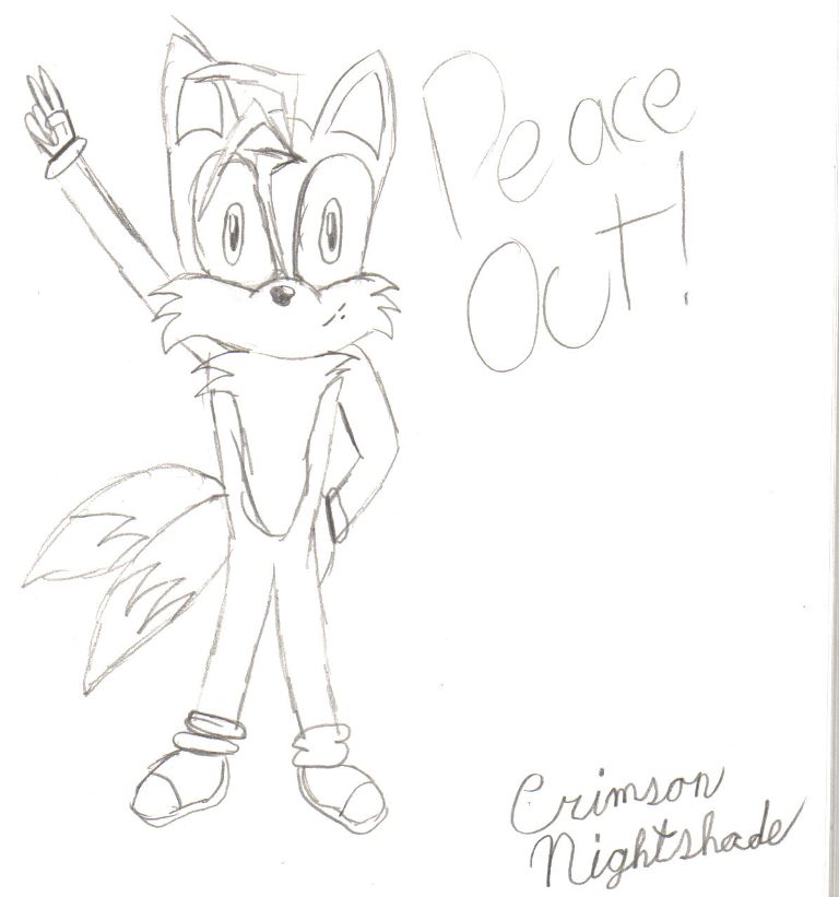 PEACE OUT!!!! (request for Ollie_is_da_bomb) by CrimsonNightshade