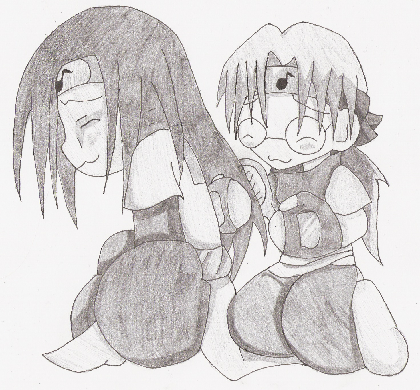 Orochimaru and Kabuto by CrimsonStains