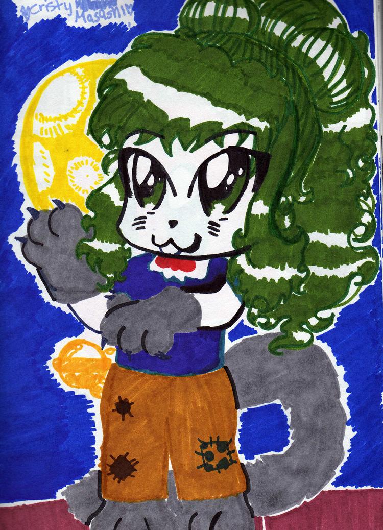 kitty green girl by CristyMasashi52764