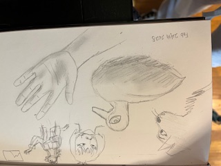 Sketches I did yesterday by Crowshards797