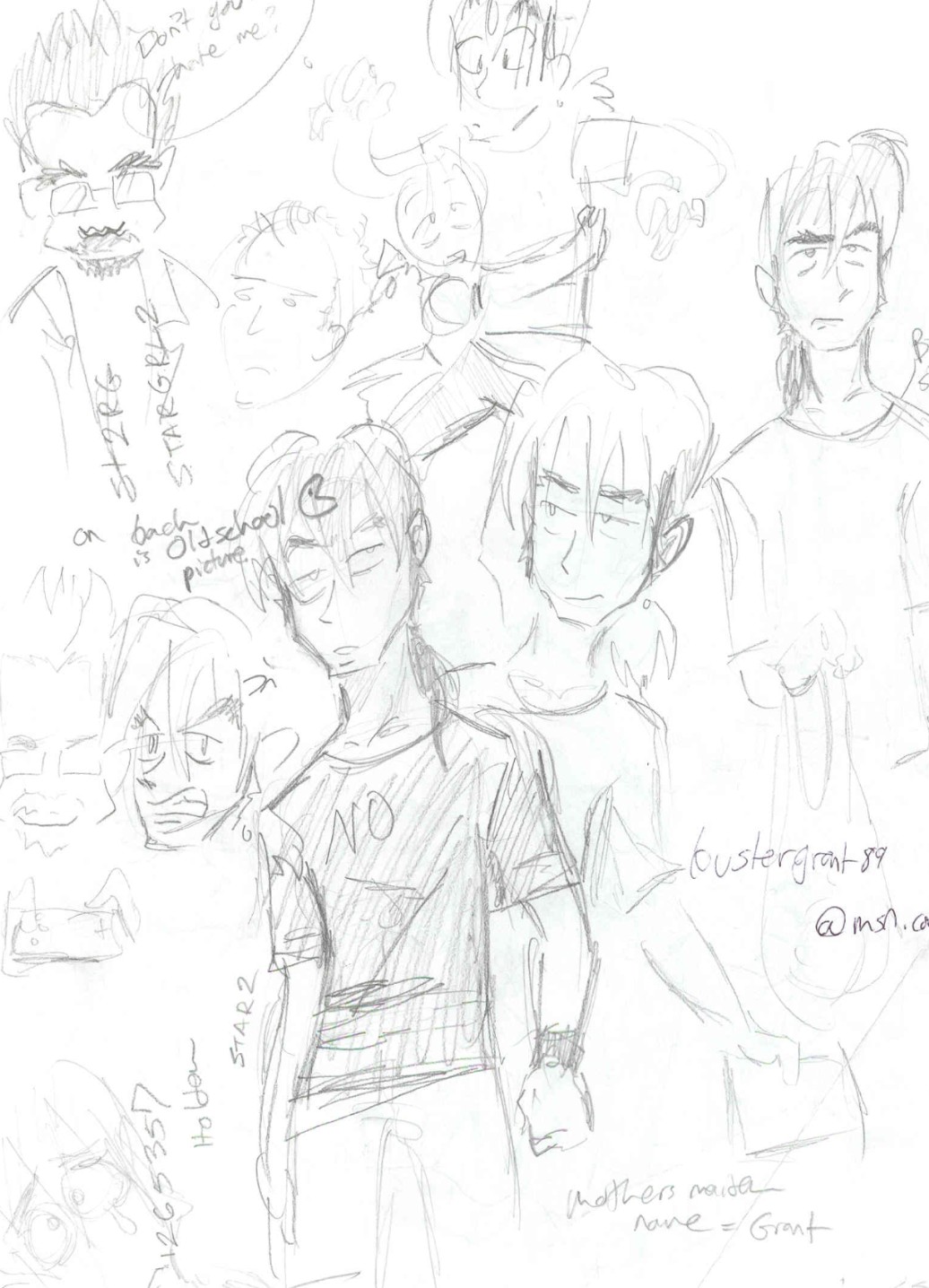 Lucas and Mark rough Sketches by Crystal56