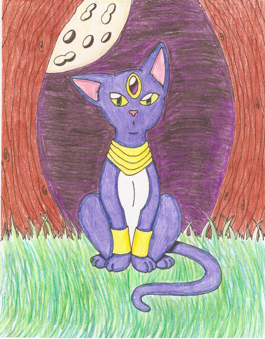 Kawaii Egyptian Kitty! by CrystalKitsune357