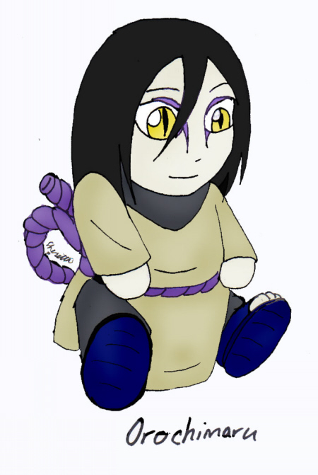 Chibi Orochimaru by CrystalKitsune357