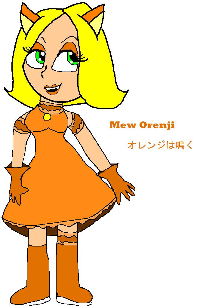 Mew Orenji by Crystal_Bandicoot