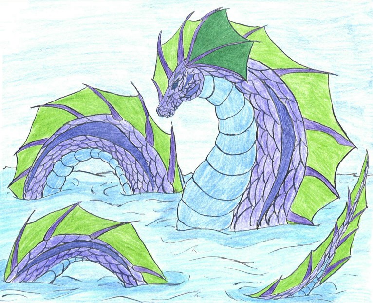 sea serpent by Crystal_fang