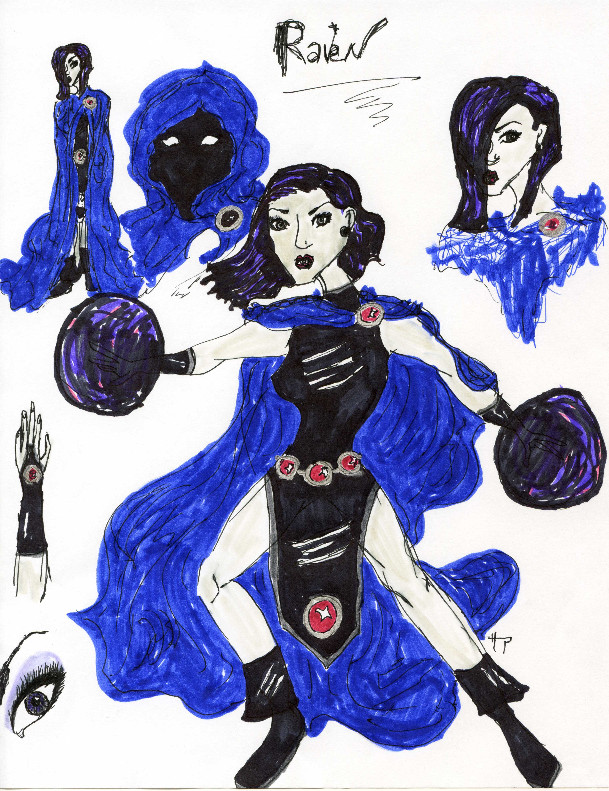 Teen Titans, Raven by Crystalgirl29