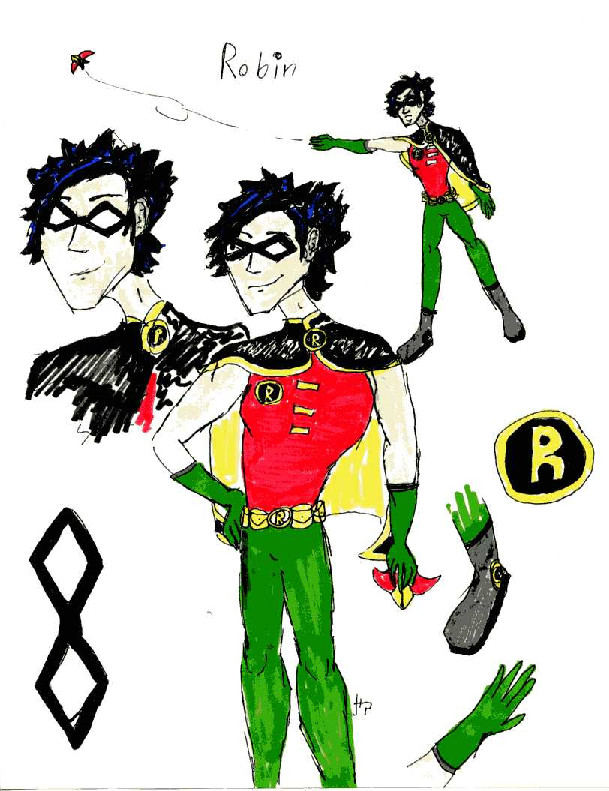 Teen Titans Robin by Crystalgirl29
