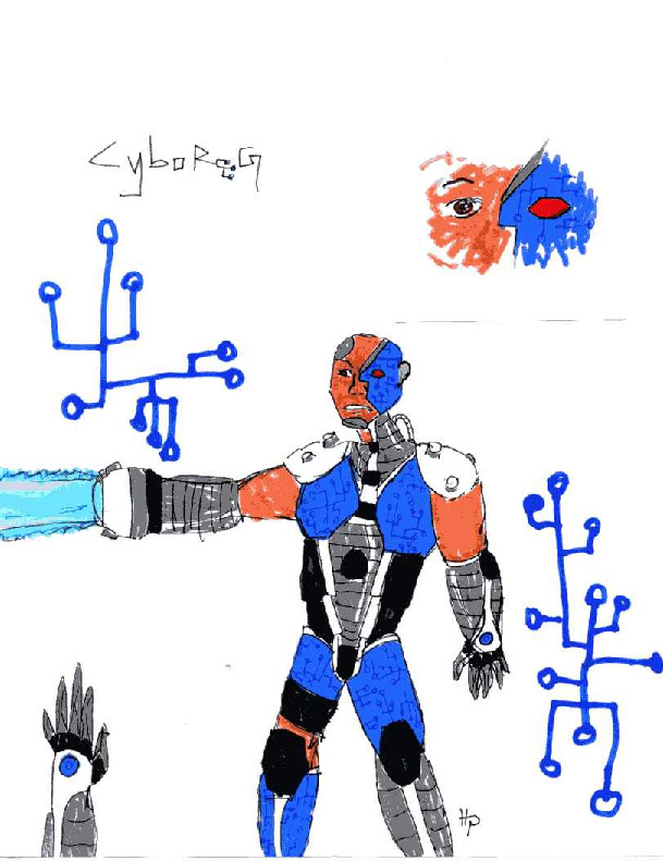 Teen Titans Cyborg by Crystalgirl29