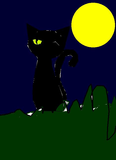 crappy kitty drawn on the computer by Crystallee_Fairy_of_Death