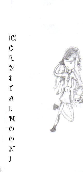 Anime school girl by Crystalmoon1
