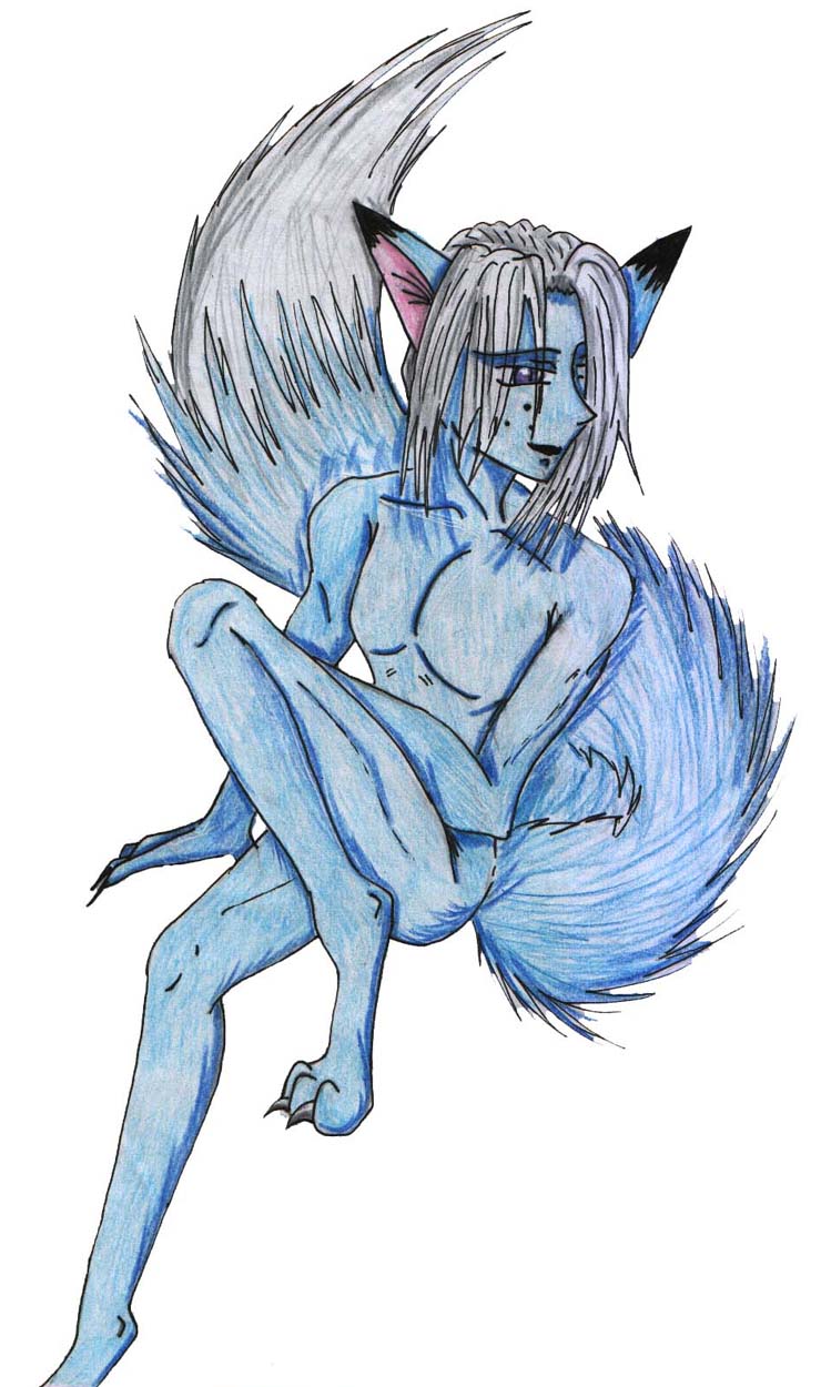 The Blue Fox by Crystalvixon