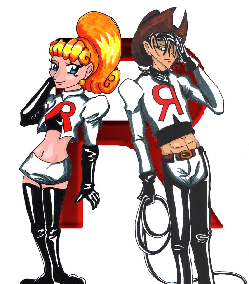 Team Rockets Bonnie and Clyde by Crystalvixon