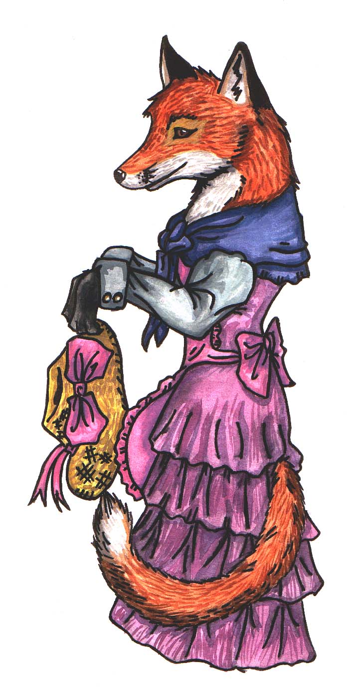 Fox in a dress by Crystalvixon