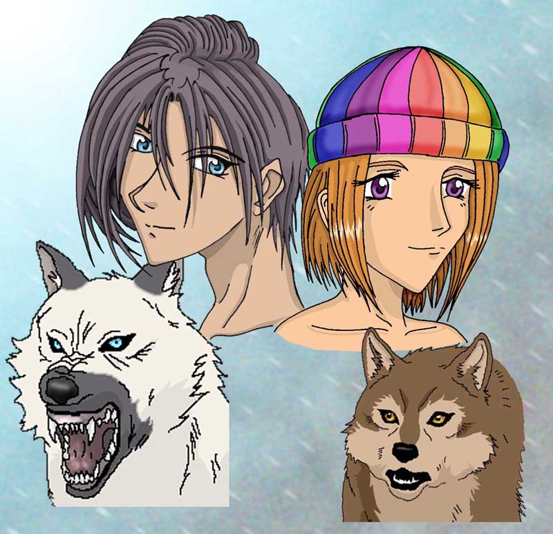 My family of wolves extended by Crystalvixon