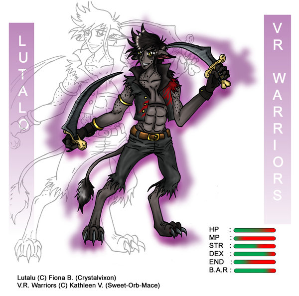 V.R. Warrior Lutalo by Crystalvixon