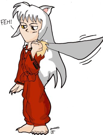 Inu Yasha in an diff style by Crystle