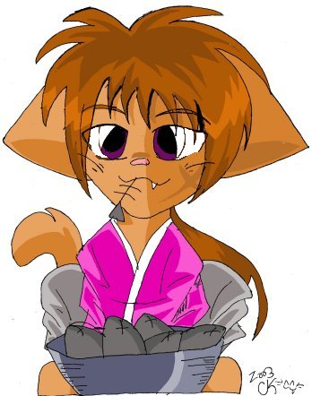 Kenshin kitty by Crystle