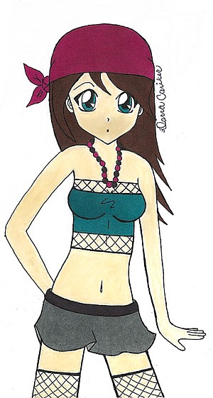 Kawaii Pirate girl by CuteAngelChik