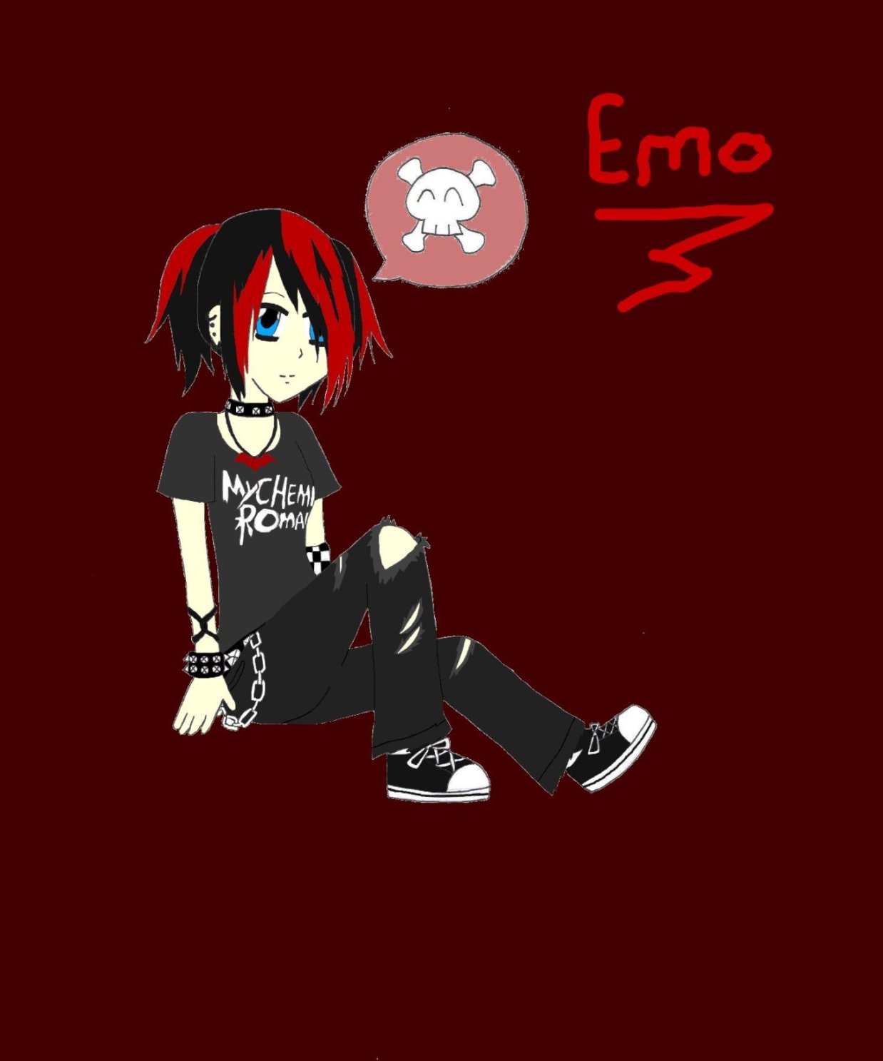 Emo Girl request for shewolf2118 by CuteFox300