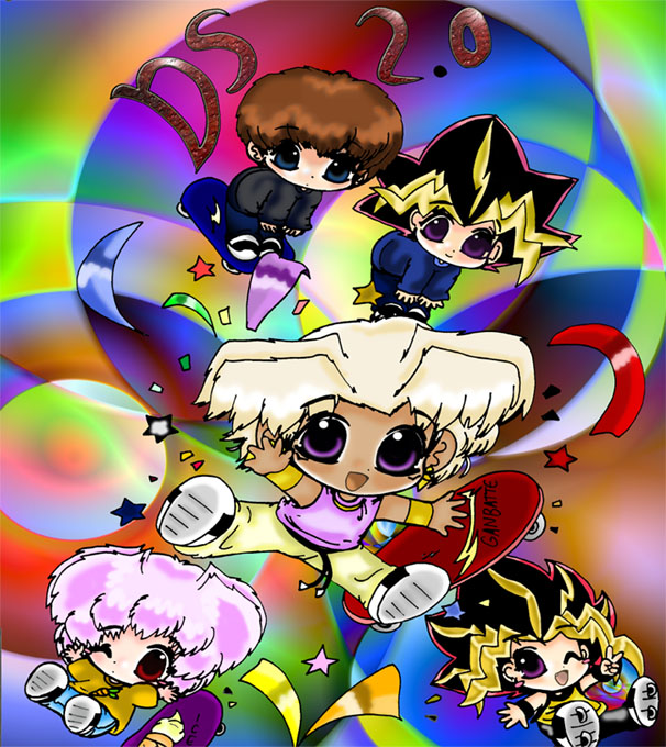 DS 2.0 Chibis Skating by CutePlushie04