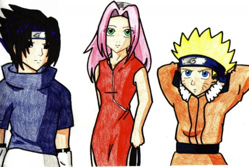 Sasuke,Sakura and Naruto by CutieAnimeBaby