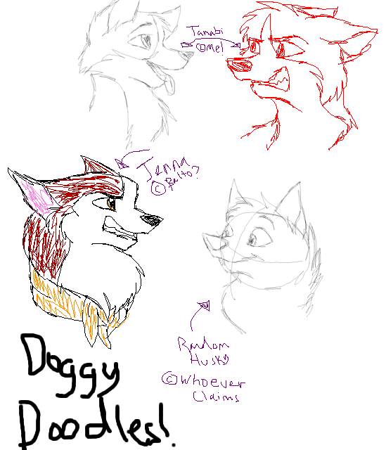 Doggy Doodles by CutieKat3