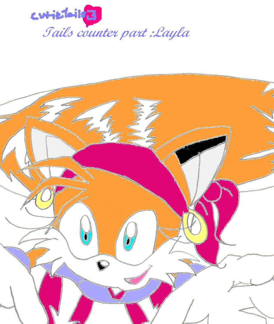 Tails Counterpart: Layla by CutieTails3