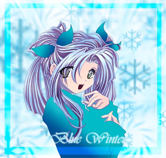 Blue Winter by CyberIrina