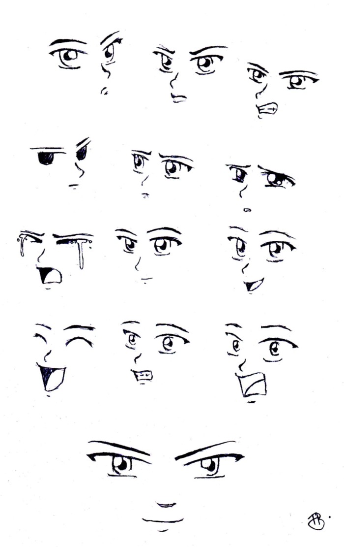 Anime facial features Real midget grannies