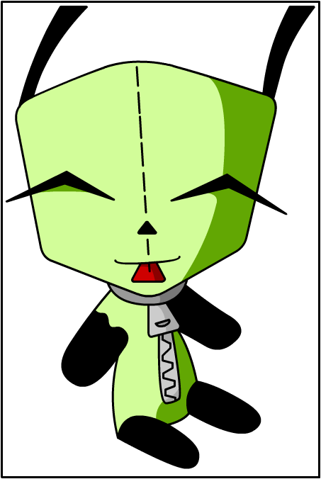 Gir Sitting by Cybernetic_Ghost_of_Christmas_