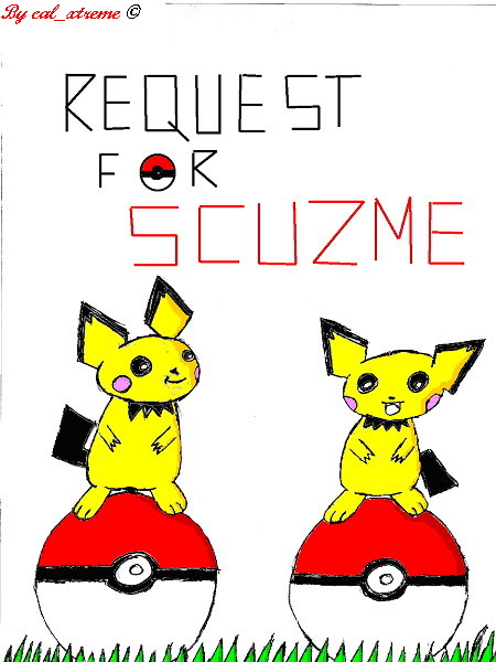 cute pichu *request for scuzme* by cal_xtreme