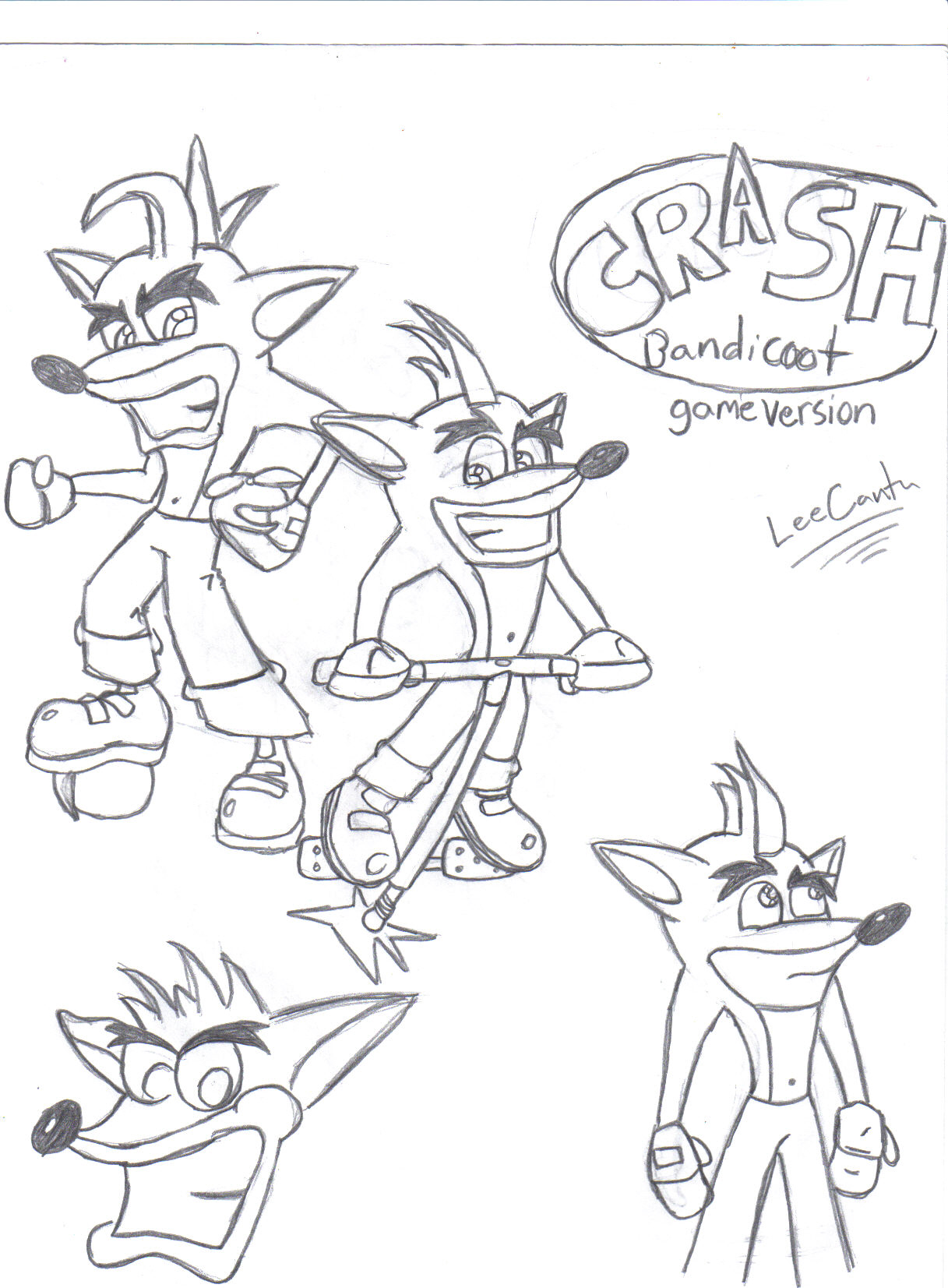 Crash poses! by calico1970