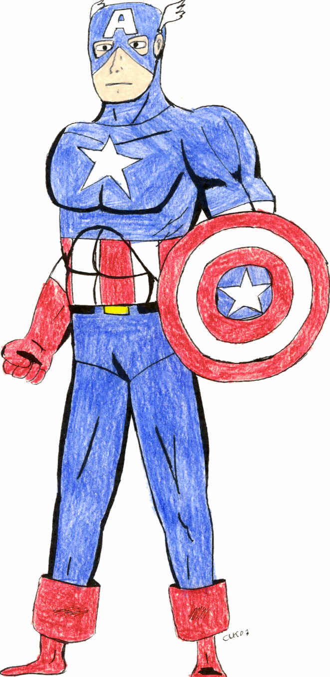 Captain America by calklais