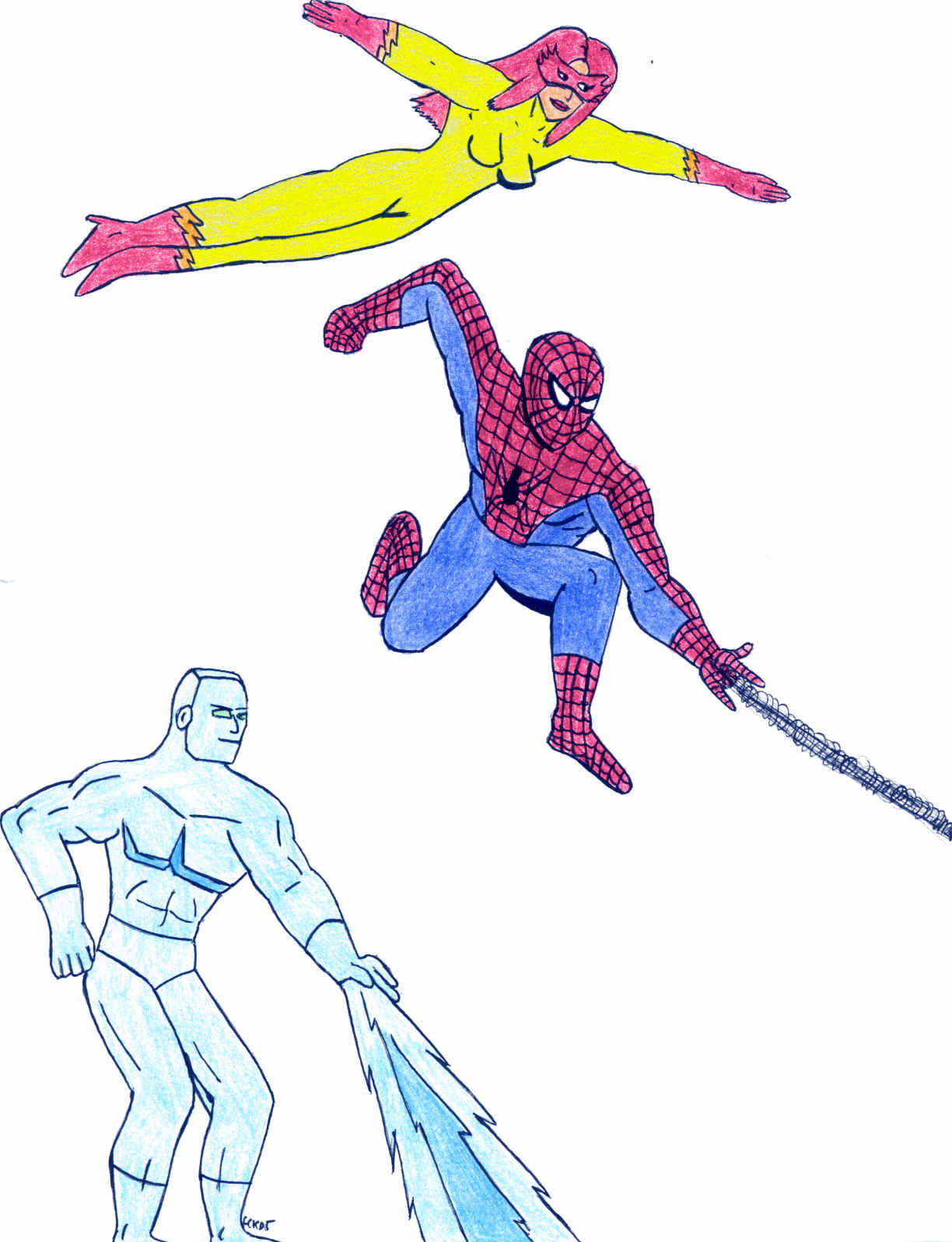 Spider-man and his Amazing Friends by calklais