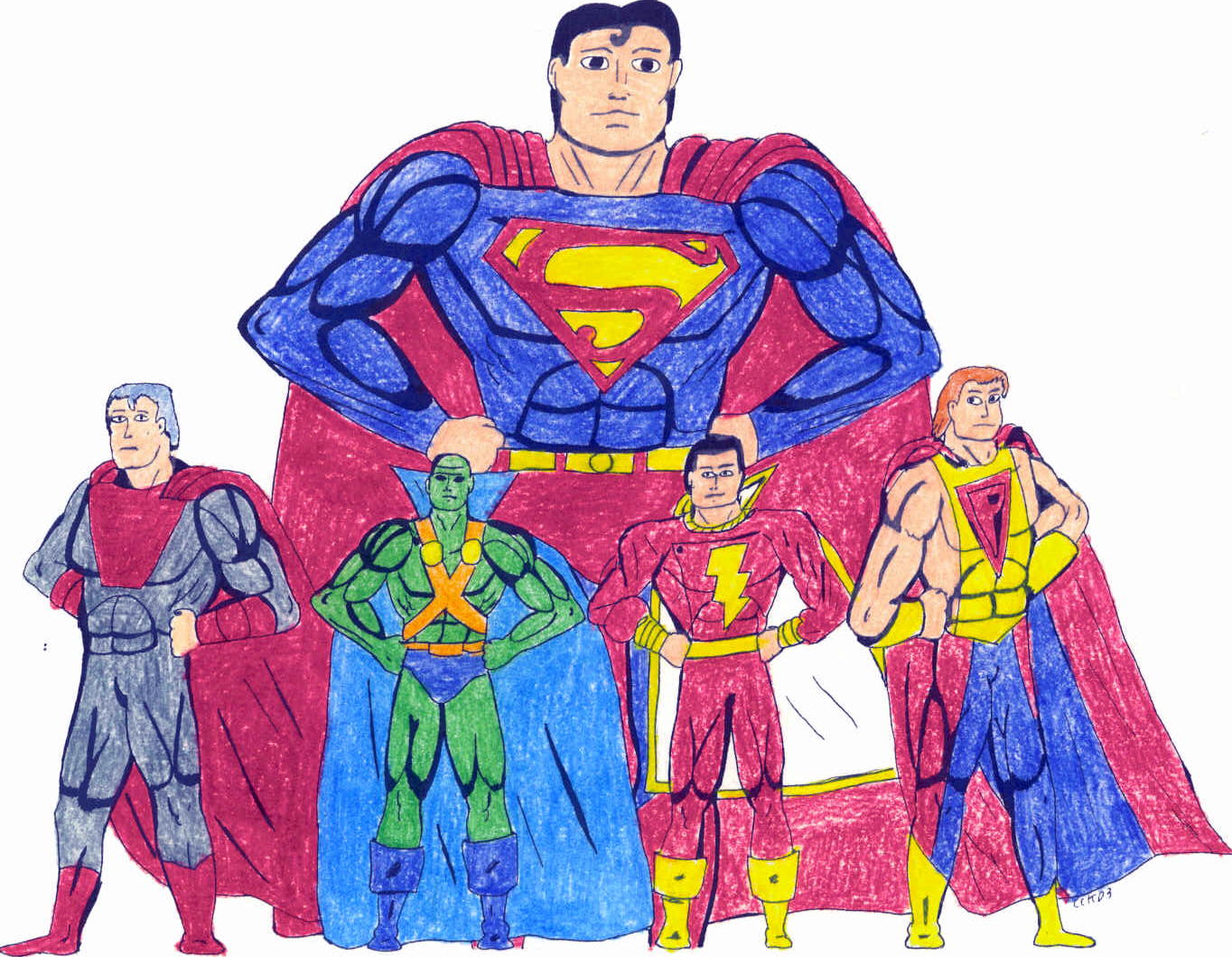 Supermen by calklais
