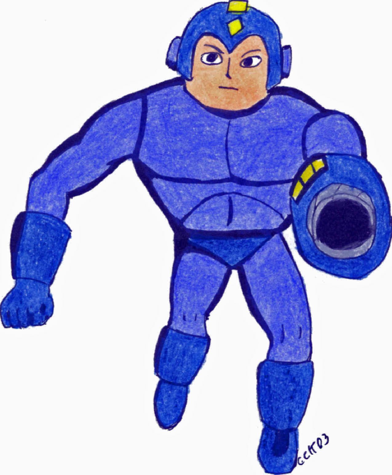Mega Man by calklais