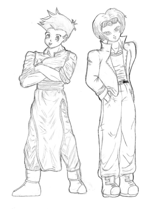 goten and trunks by calmia