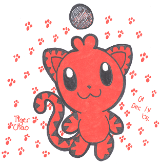 Um... Its a tiger chao... a wierd one by cappy1709