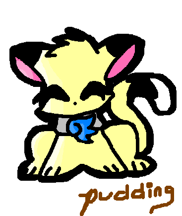 Pudding X3 ( Gift for Nekocat ) by cappy1709