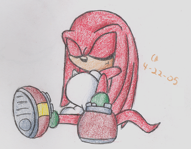 Durrh.. Knuckles by cappy1709
