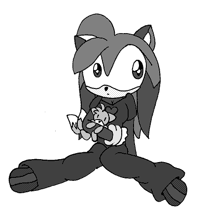 Cappy and her plushie. :3 by cappy1709