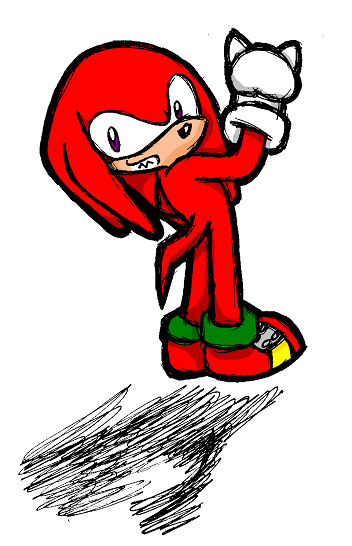 Knuckles D: by cappy1709