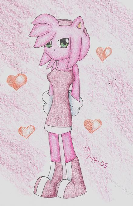 Anthro-ish Amy by cappy1709