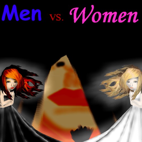 men vs. women(mirror comp entry) by cassydiddles