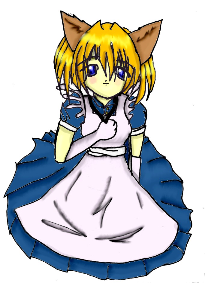 pretty neko maid by catdemon