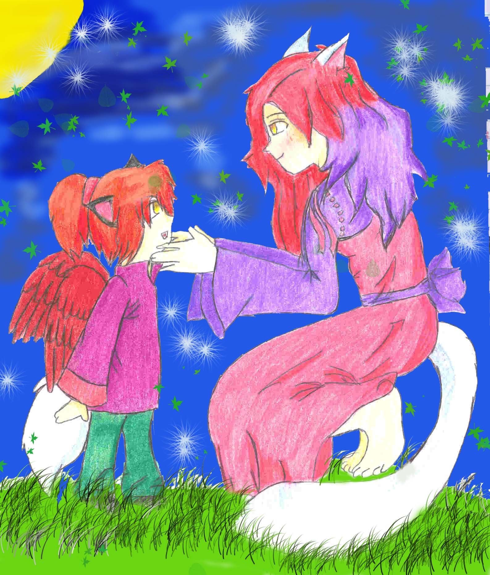 Child and Mother by catgirl_chan